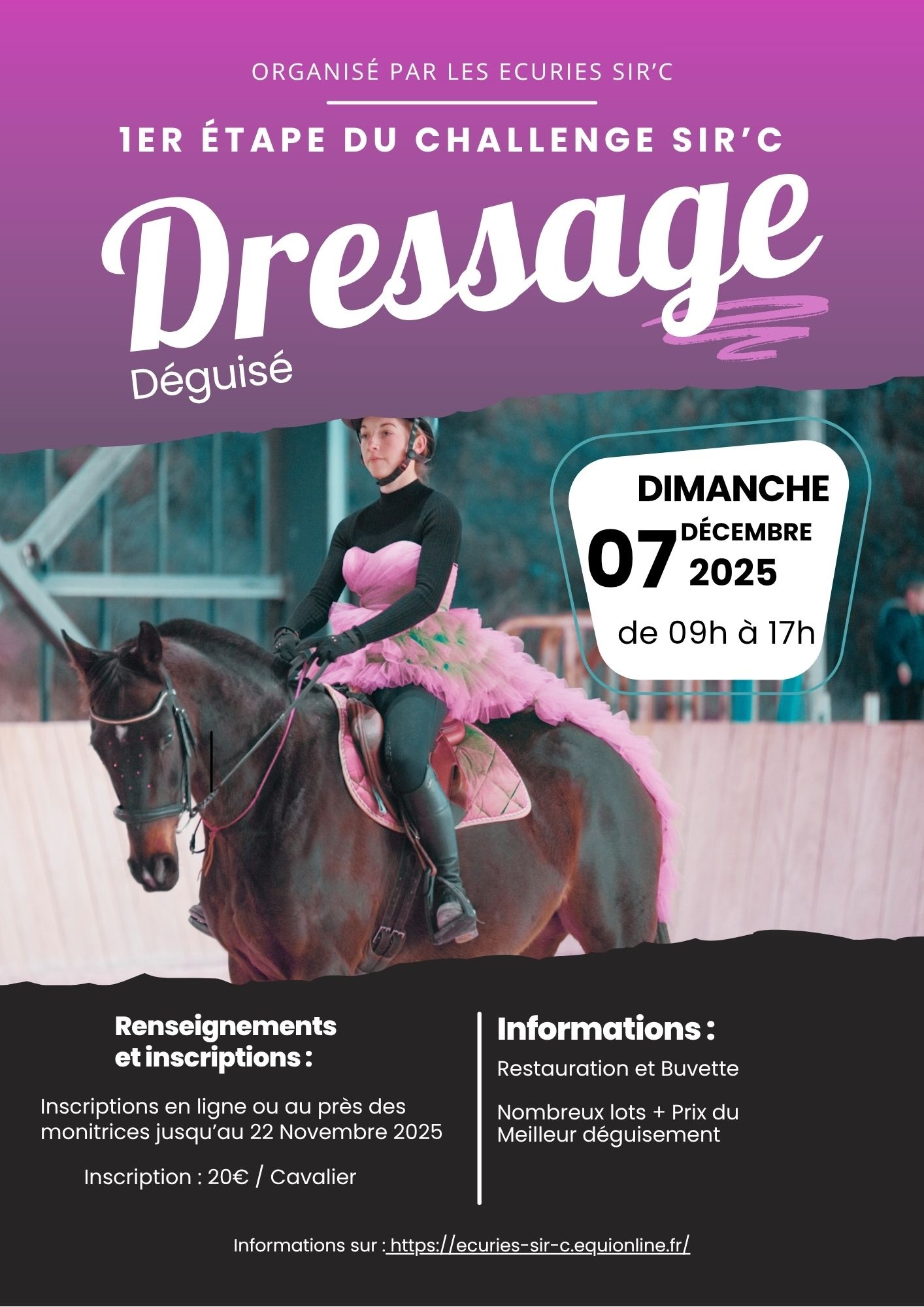 Challenge dressage Déguisé 